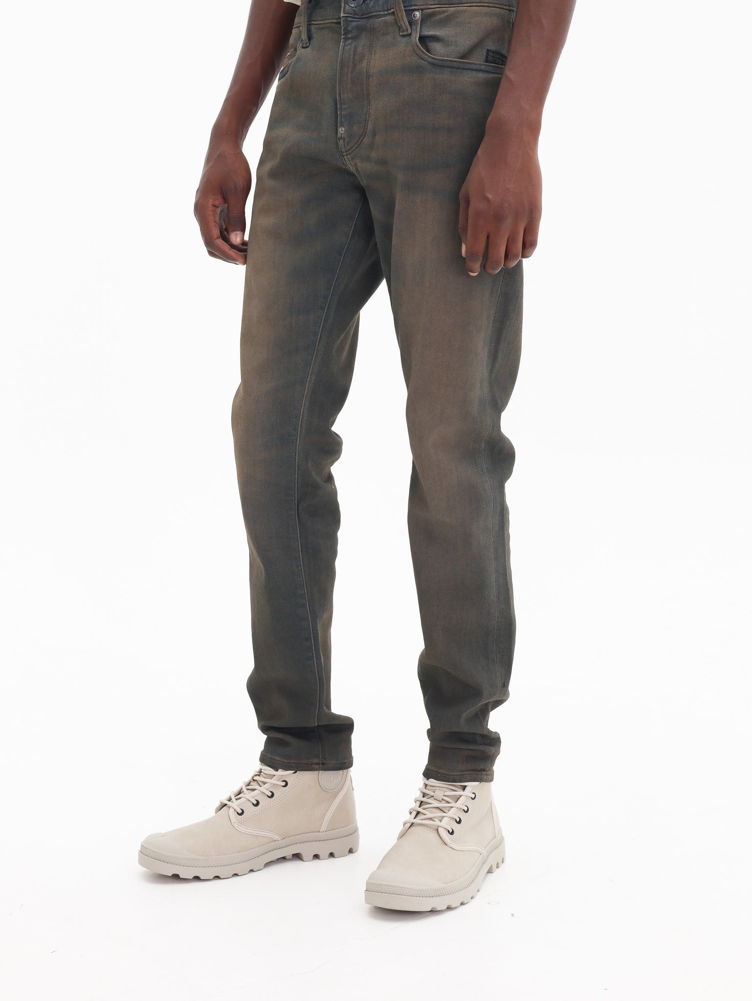 G-Star Jeans Revend FWD Skinny Antique Faded Sepia Grey